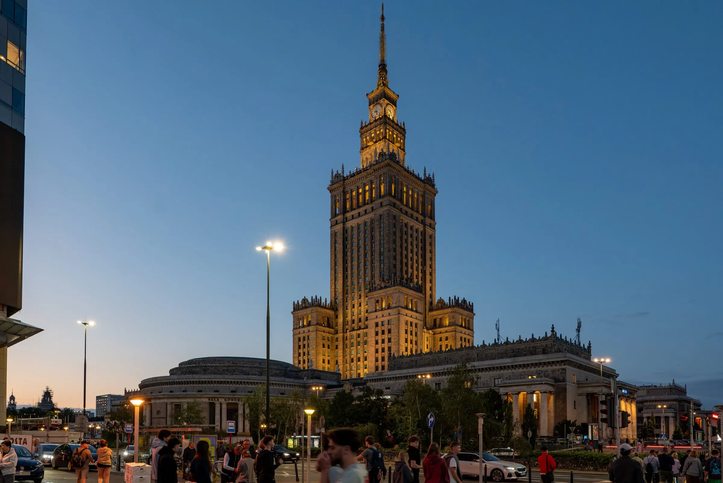 Pałac Kultury i Nauki, Warszawa. Fotografia: Marian Kozaczewski.