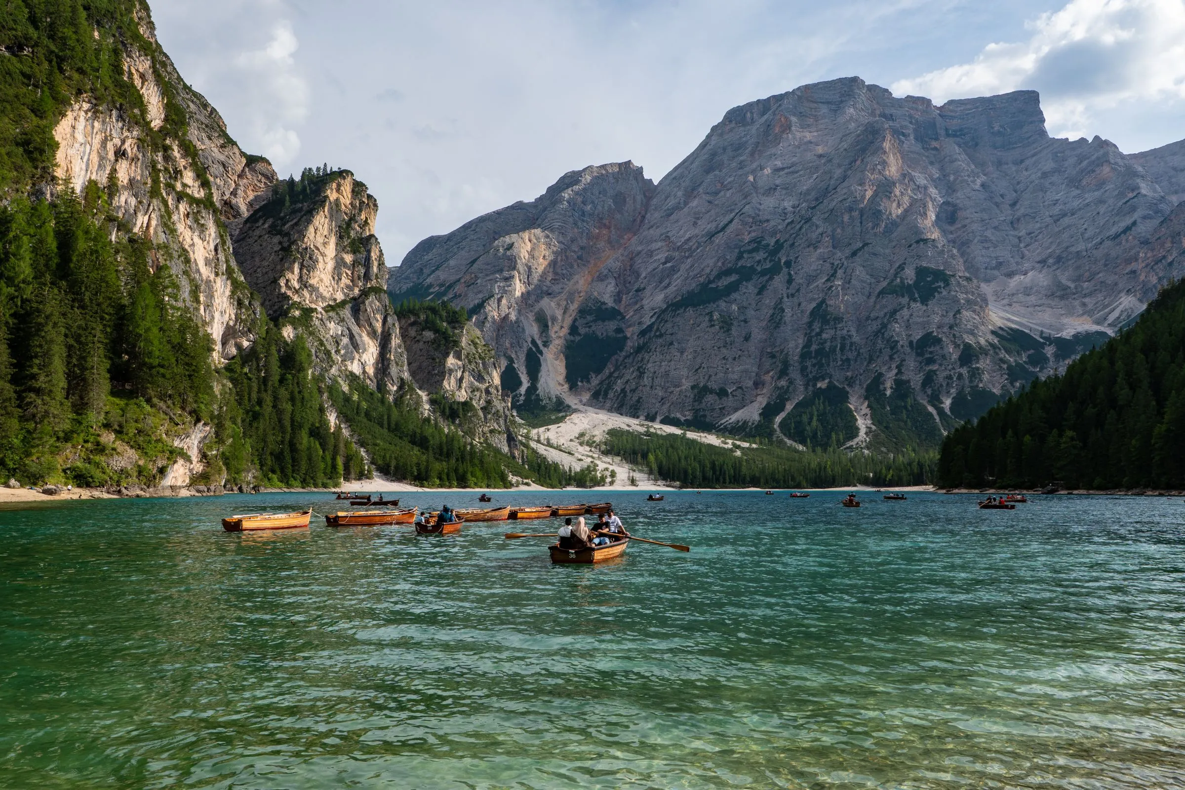 Lago di Braies, Włochy. Fotografia: Marian Kozaczewski.